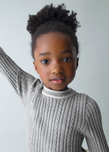 Vestido tricot niña