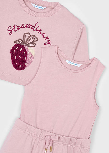 Vestido felpa 2 piezas