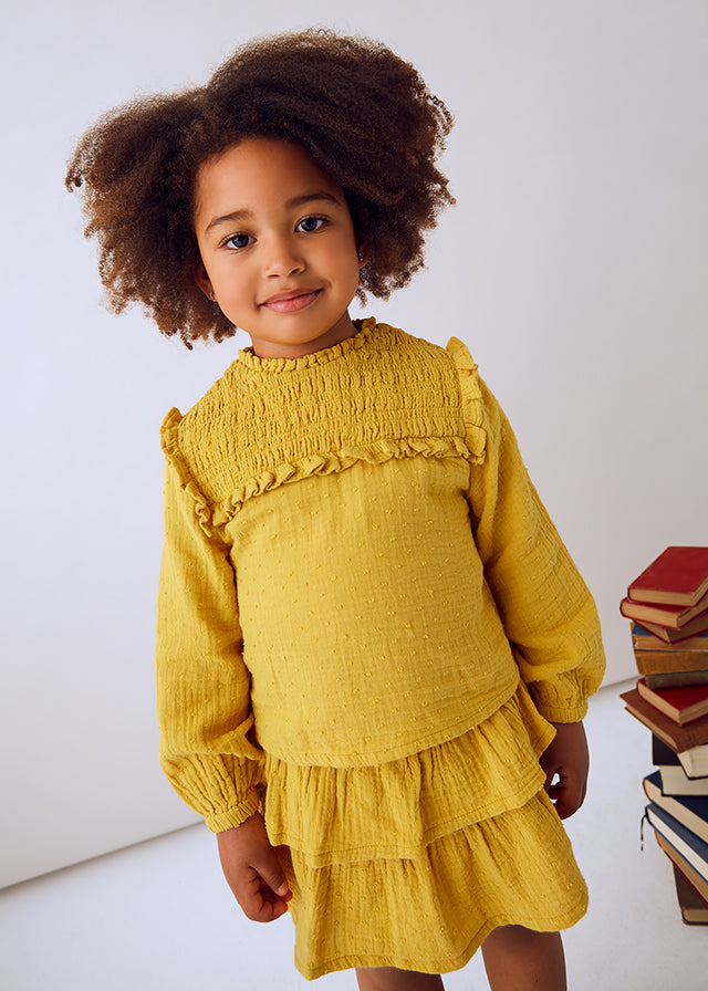 Conjunto falda algodón