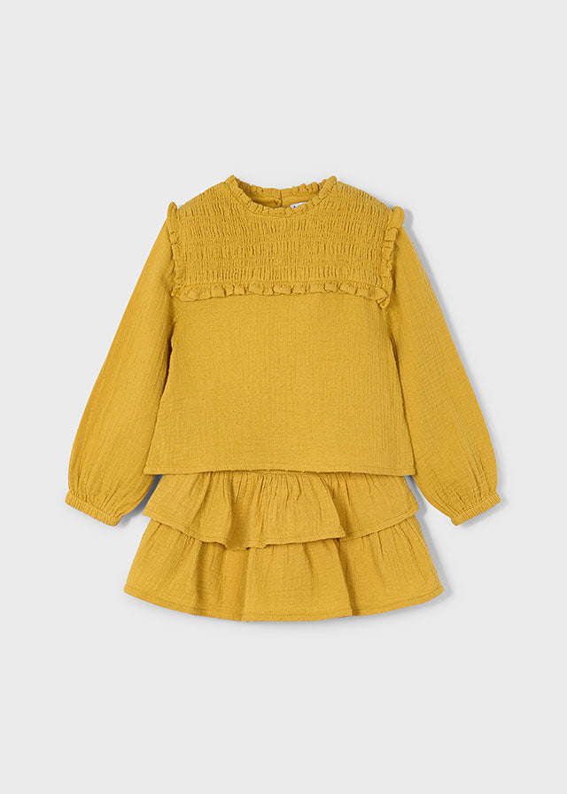 Conjunto falda algodón