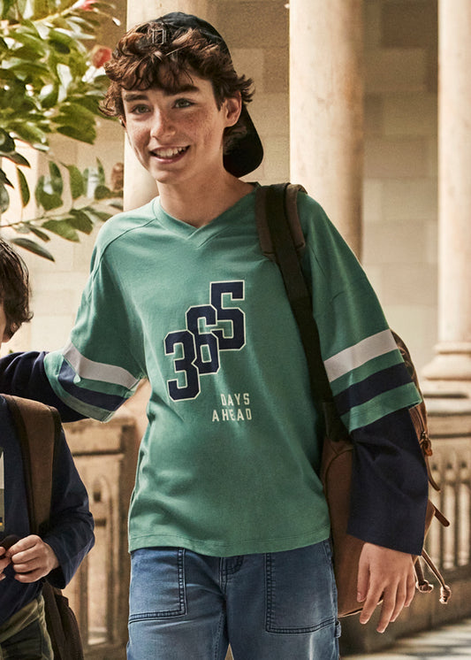 Camiseta doble manga