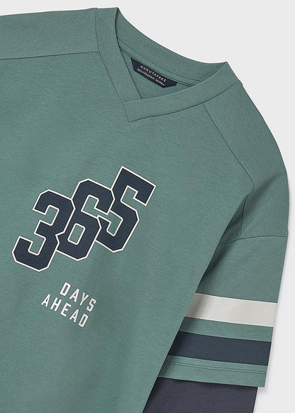 Camiseta doble manga