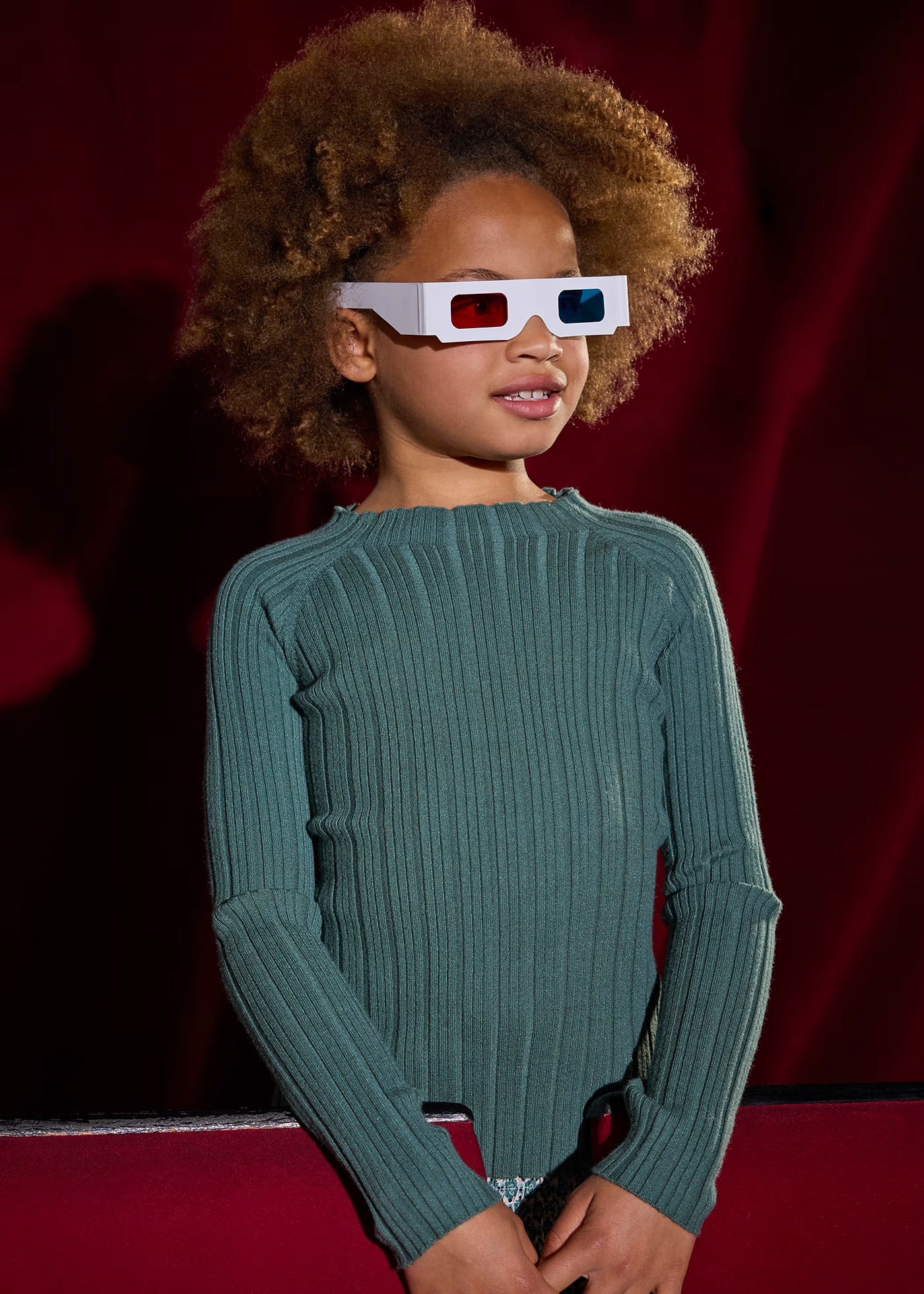 Jersey semicisne tricot chica