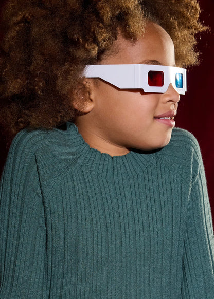 Jersey semicisne tricot chica