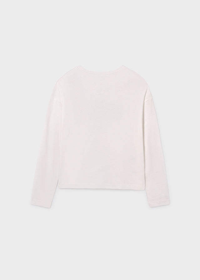 Camiseta básica letras chica