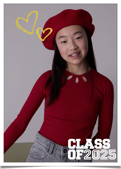 Camiseta canalé chica