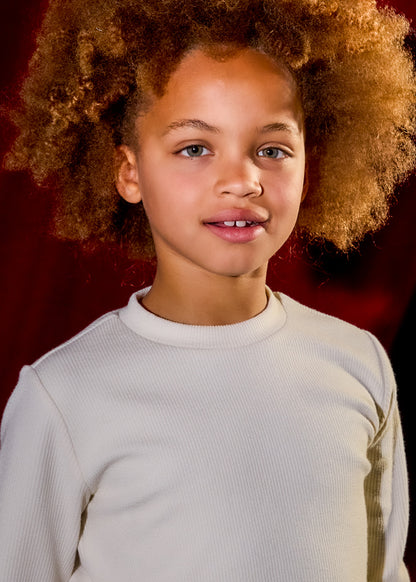 Camiseta pétalos chica