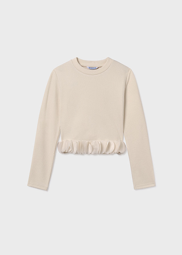 Camiseta pétalos chica