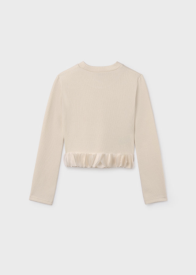 Camiseta pétalos chica