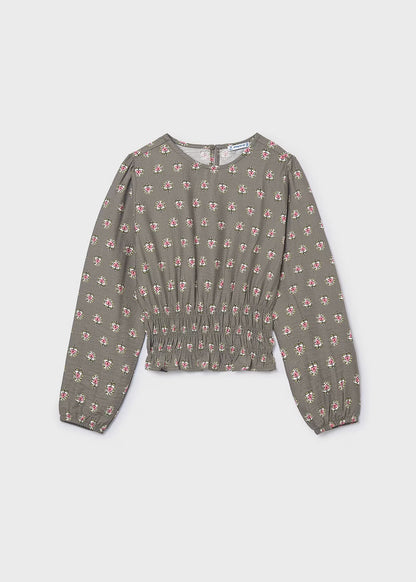 Blusa estampada chica