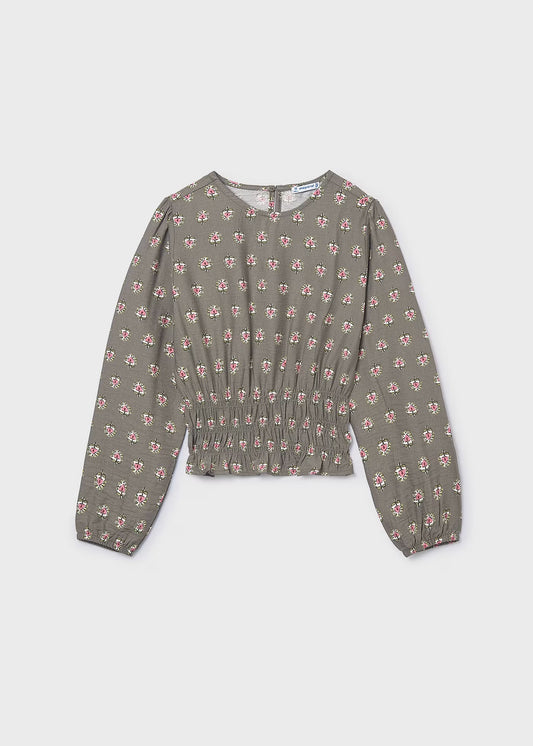 Blusa estampada chica