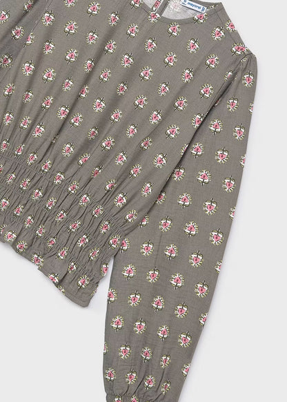 Blusa estampada chica