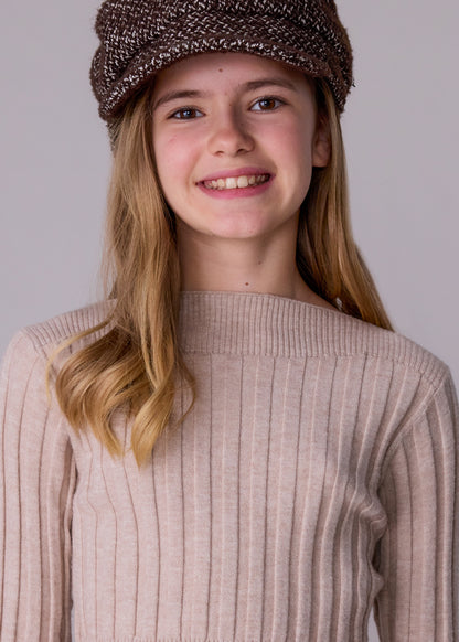 Jersey detalles canalé chica