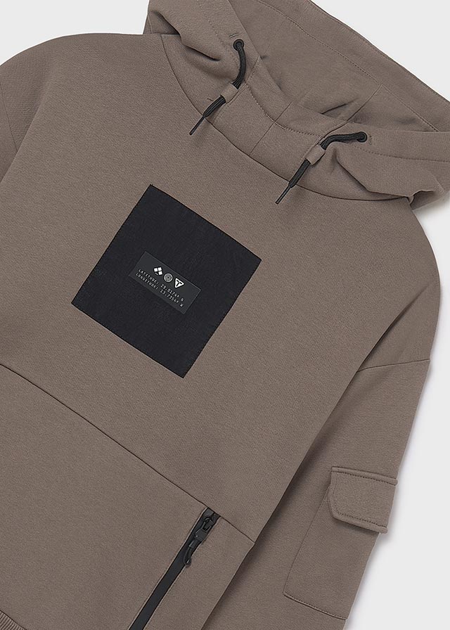 Sudadera contraste chico