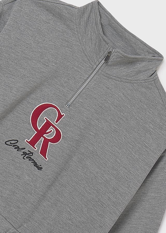 Sudadera letras relieve chica