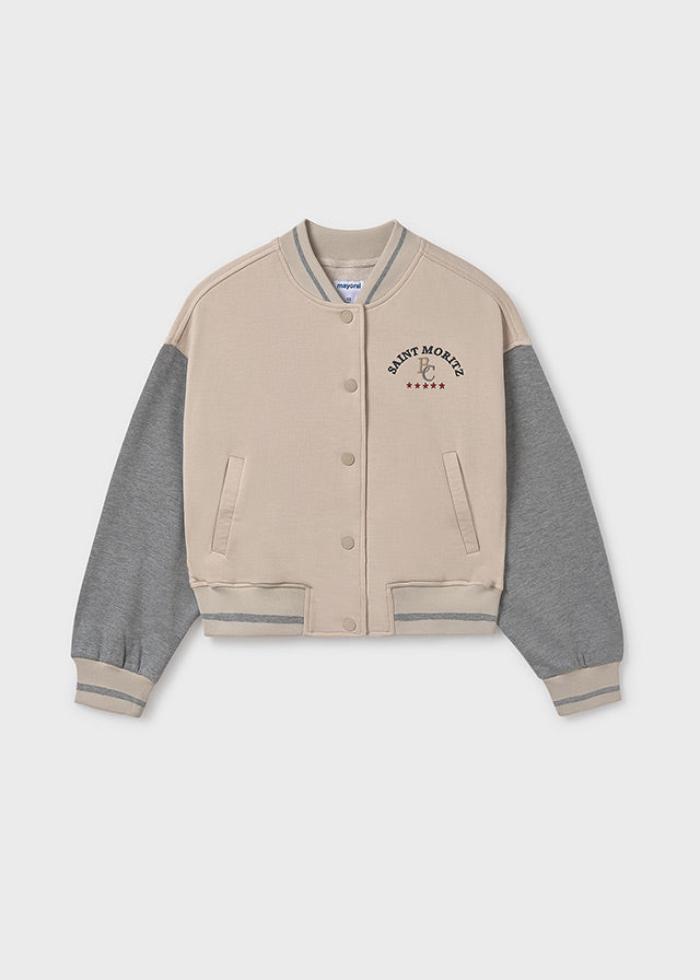 Sudadera beisbolera chica