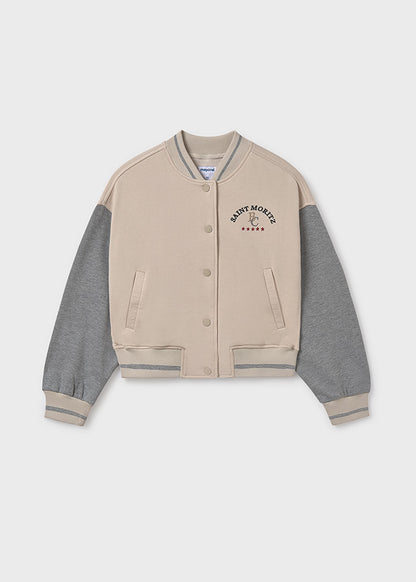 Sudadera beisbolera chica