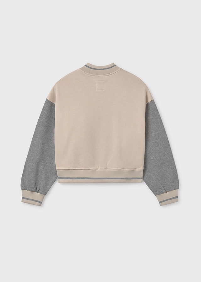 Sudadera beisbolera chica