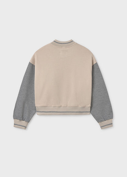 Sudadera beisbolera chica