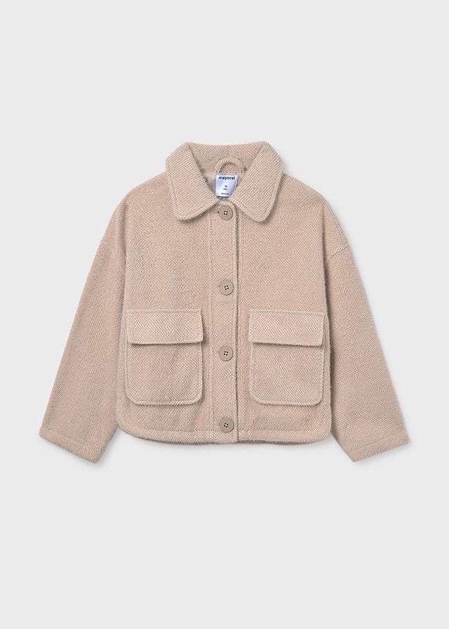 Abrigo punto pelo chica