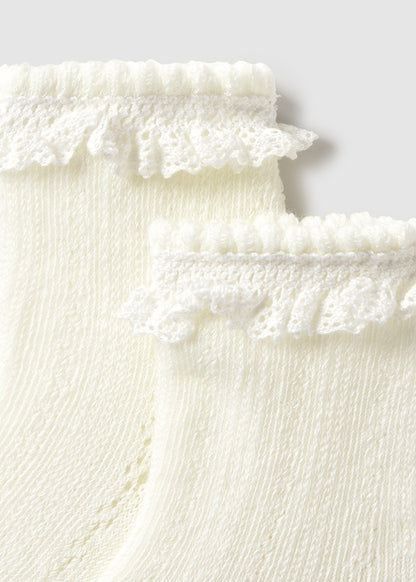 Set 2 calcetines vestir recién nacida