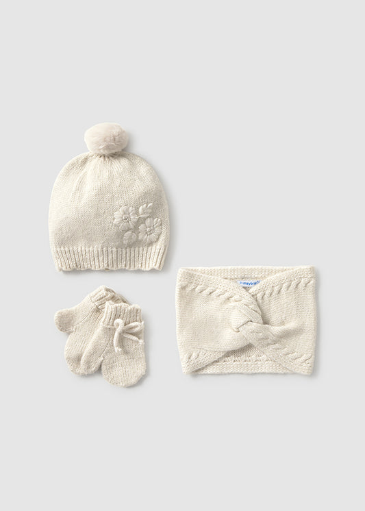 Conjunto gorro braga manoplas