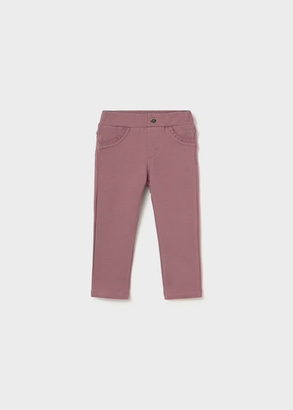 Pantalón básico felpa bebé Violeta – Mayoral, foto 1