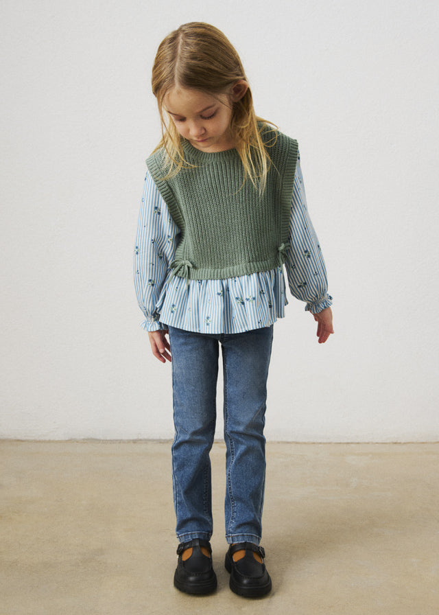 Pantalón vaquero básico niña – Mayoral, foto 1