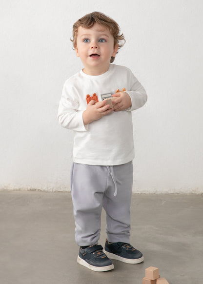 Pantalón de chándal básico bebé Gris – Mayoral, foto 1