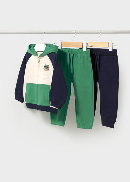 Chándal 2 pantalones básico bebé