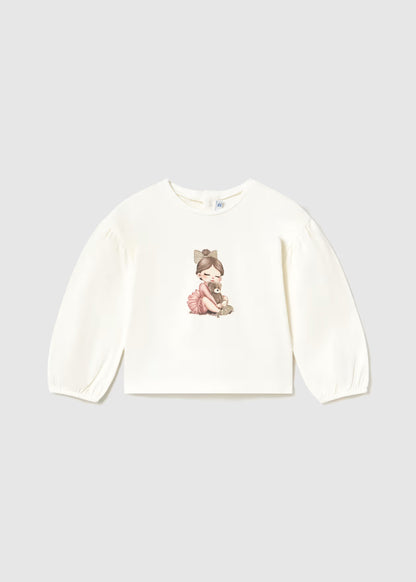 Camiseta muñeca bebé Crudo – Mayoral, foto 1