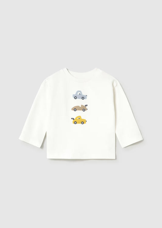 Camiseta bordada bebé
