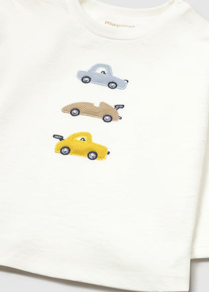 Camiseta bordada bebé
