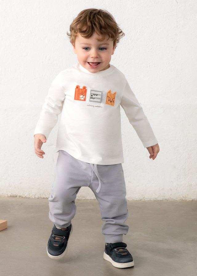 Camiseta caritas bebé Nata – Mayoral, foto 2