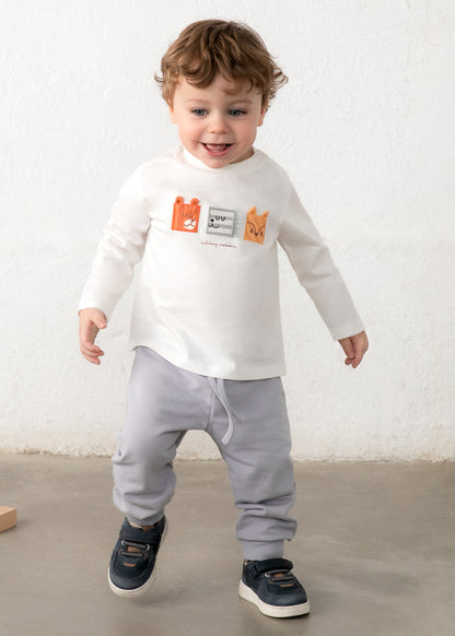 Camiseta caritas bebé Nata – Mayoral, foto 2