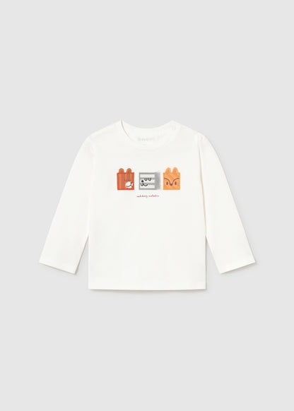 Camiseta caritas bebé Nata – Mayoral, foto 3