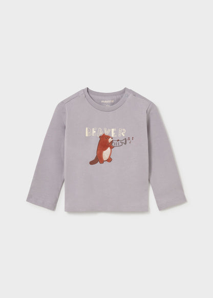 Camiseta músicos bebé Gris – Mayoral, foto 2