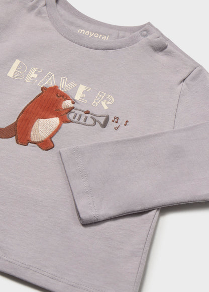Camiseta músicos bebé Gris – Mayoral, foto 4