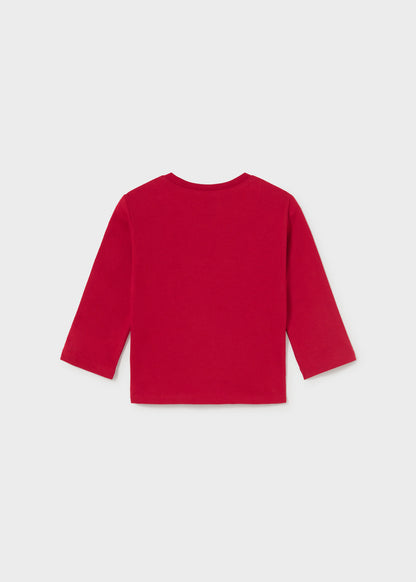 Camiseta bordada bebé Rojo – Mayoral, foto 3