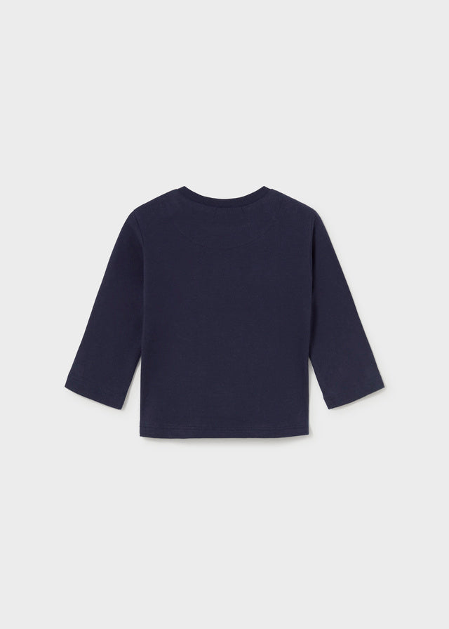Camiseta bordada bebé Azul – Mayoral, foto 2