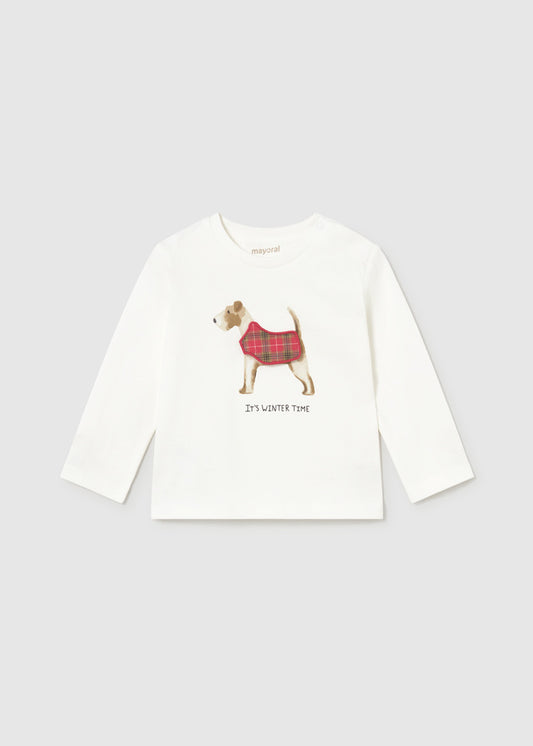 Camiseta perrito bebé Nata – Mayoral, foto 1