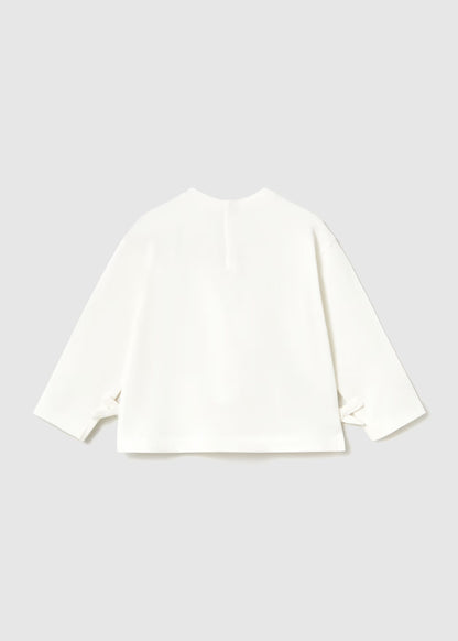 Camiseta lazos bebé Crudo – Mayoral, foto 2