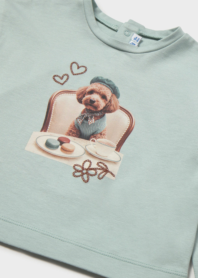 Camiseta bordada bebé