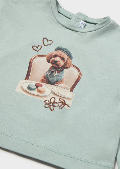 Camiseta bordada bebé