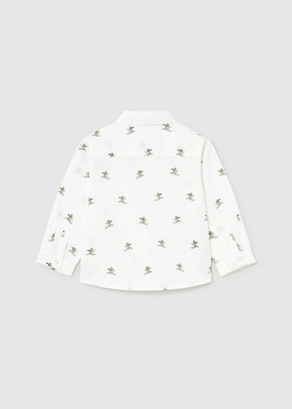 Camisa estampada bebé Esquiador – Mayoral, foto 2