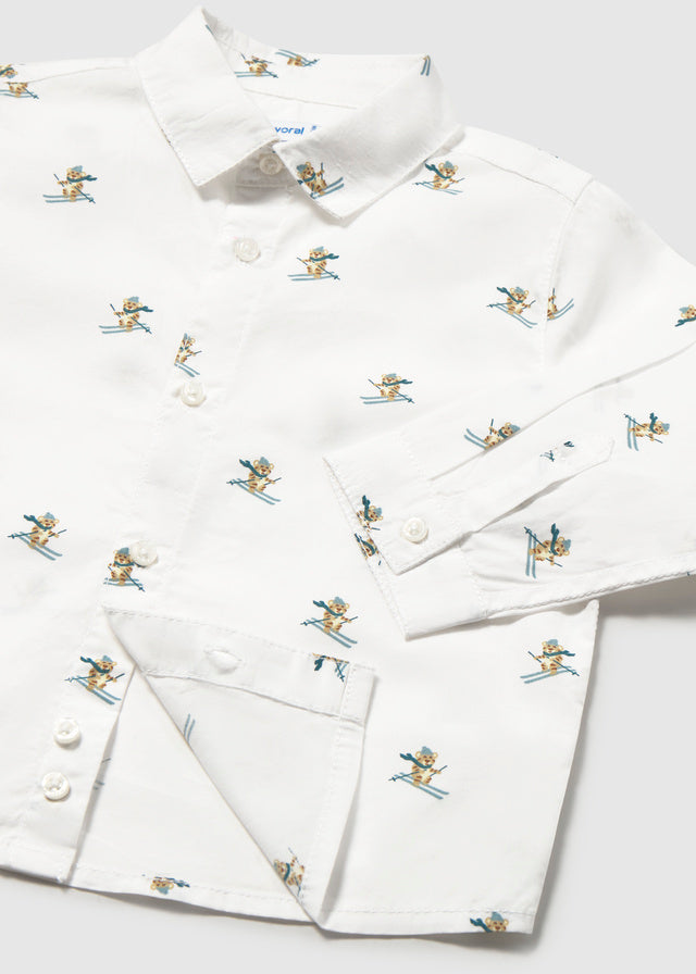 Camisa estampada bebé Esquiador – Mayoral, foto 3