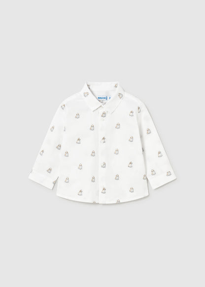 Camisa jacquard estampada bebé Perros – Mayoral, foto 1
