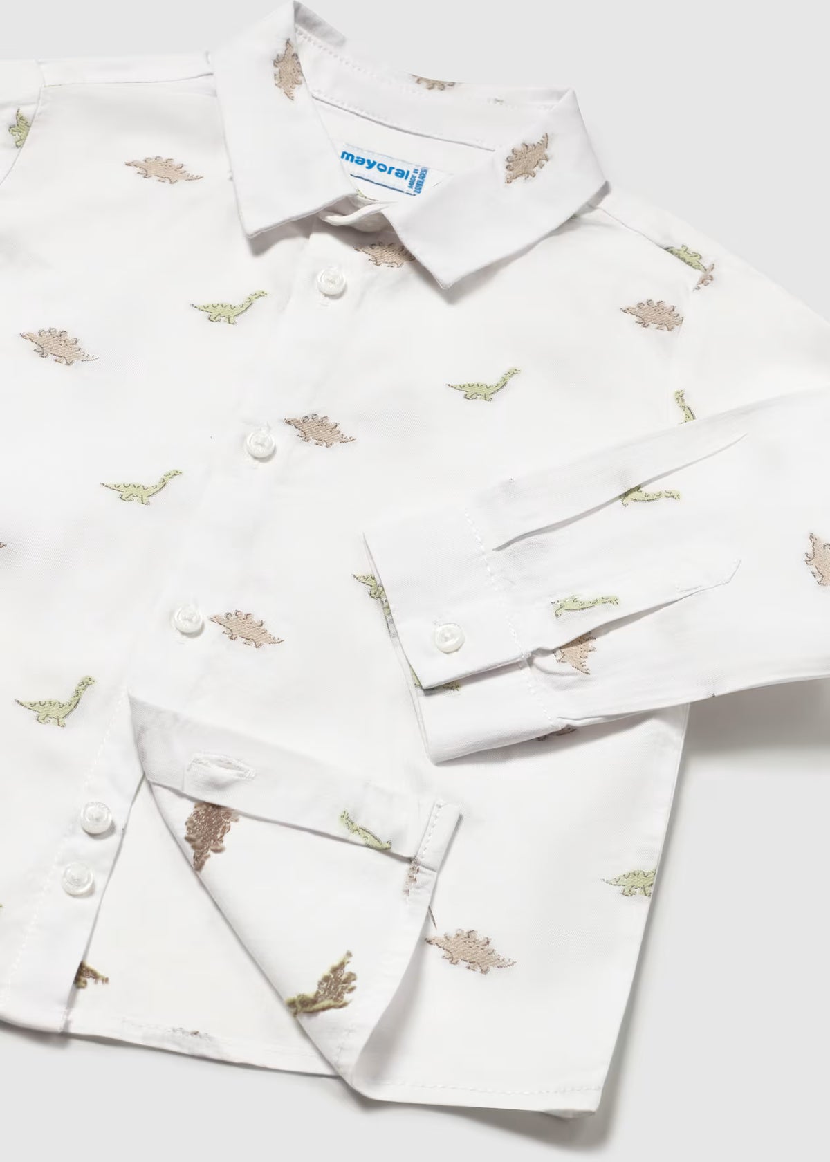 Camisa jacquard estampada bebé Dinos – Mayoral, foto 3