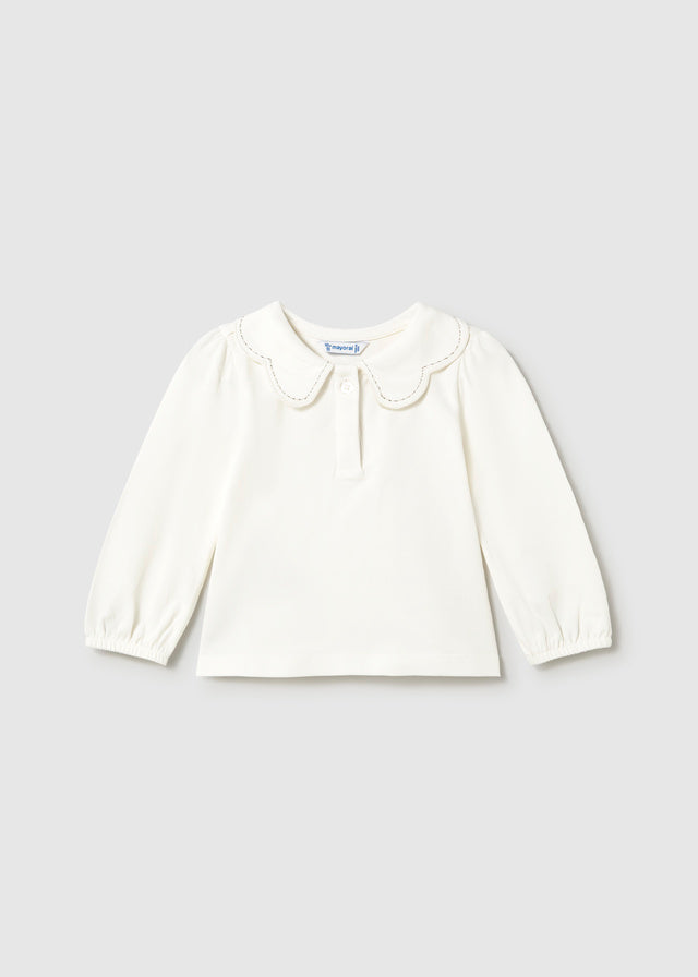 Polo cuello ondas bebé