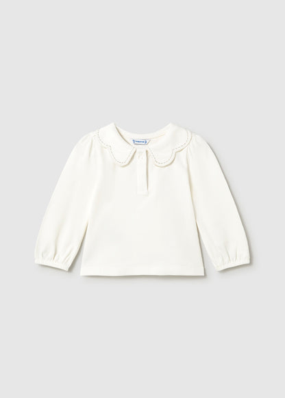 Polo cuello ondas bebé